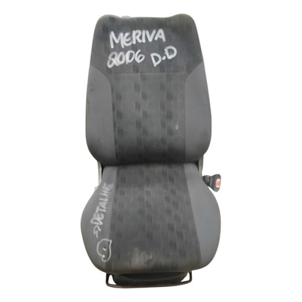 Banco Dianteiro Direito  Chevrolet Meriva 2006 2007 Detalhe Cinza