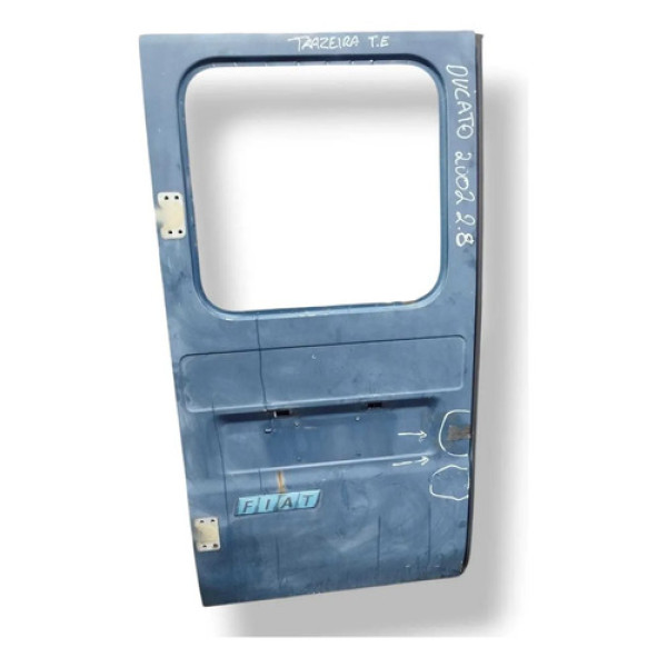 Tampa Traseira Lado Esquerdo Fiat Ducato 2002 Com Detalhe Azul
