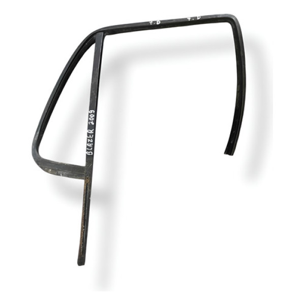 Canaleta Vidro Traseira Direita Chevrolet  Blazer 2009 2010  Preto