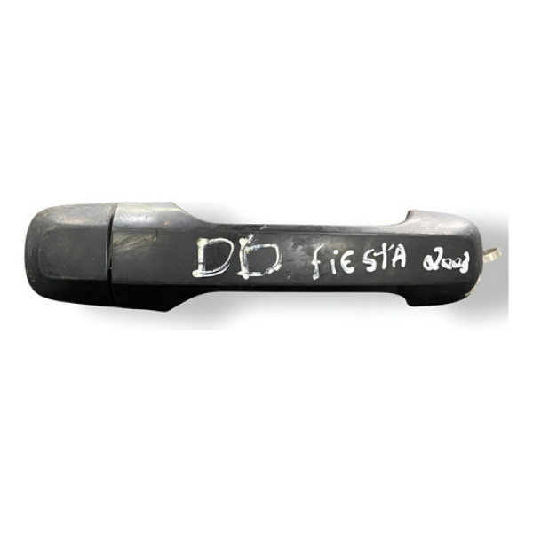 Maçaneta Externa Dianteira Direita Ford Fiesta 2002 2003 - Preto - Dianteira
