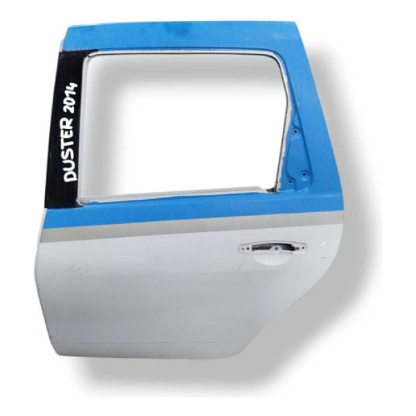 Porta Traseira Esquerda Renault Duster 2014 2015 2016 2017 Traseira Esquerda Branco