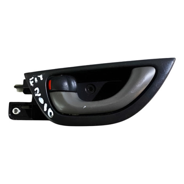 Maçaneta Interna Traseira Lado Esquerdo Honda  Fit 1.4 2010  Preto Traseira
