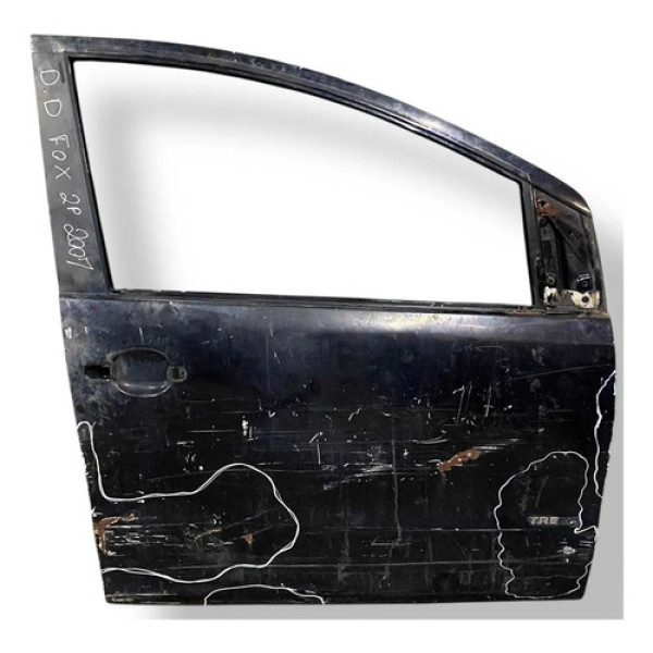 Porta Dianteira Direita Volkswagen Fox 2007 2 Portas Detalhe Dianteira Direta Preto