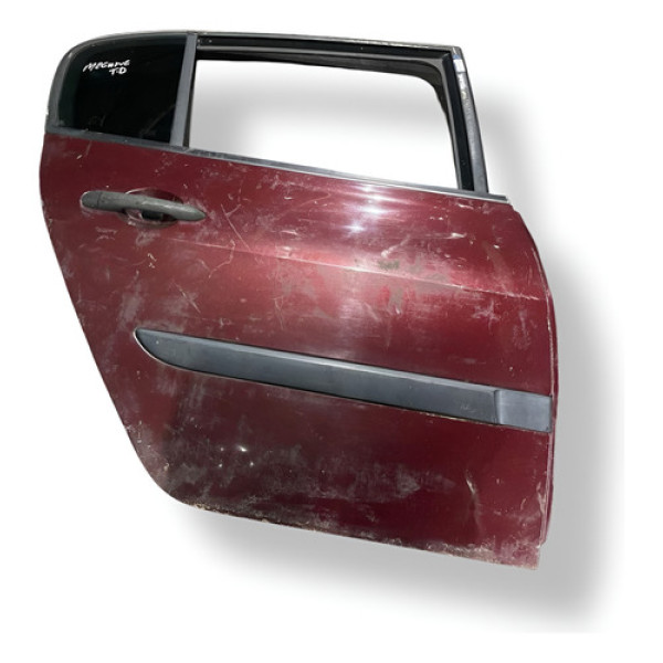 Porta Traseira Direita Megane 2009 2010 2011 2012 2013 Direita Traseira Vermelho