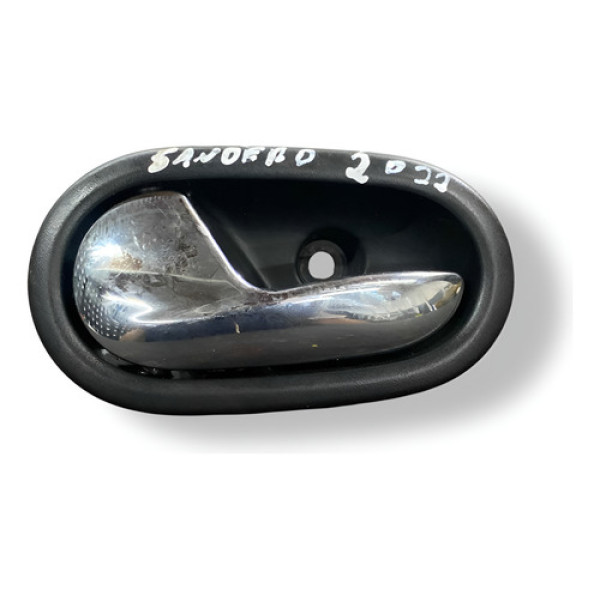 Maçaneta Interna Tras Esquerda Sandero 2021 2022 806714381r - Prateado - Traseira