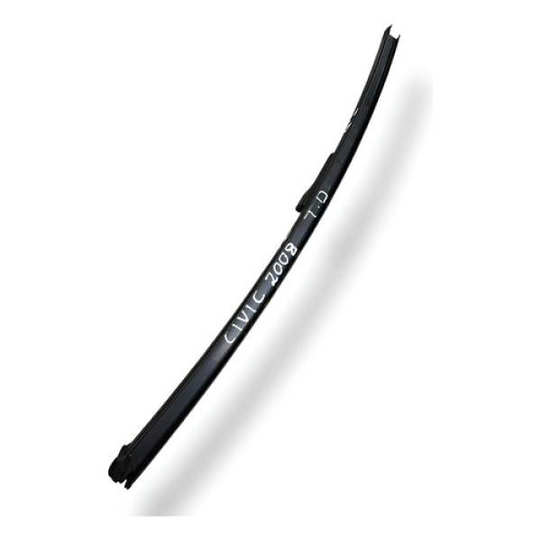 Guia Vidro Porta Traseira Direita Honda  Civic Lxs 2008 Preto