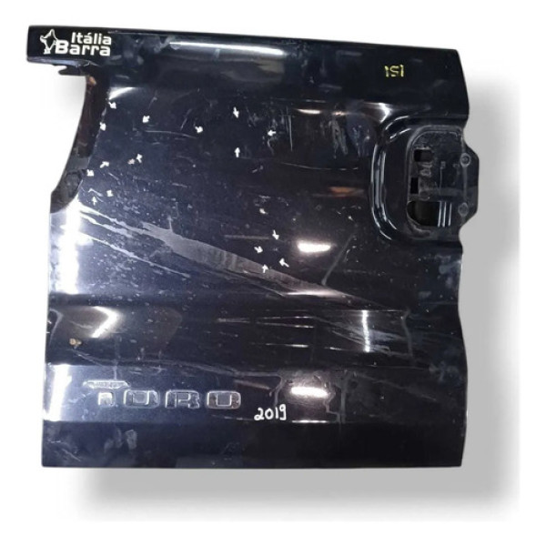 Tampa Traseira Lado Esquerdo Fiat Toro 2018 2019 2020 A 2022 Preto