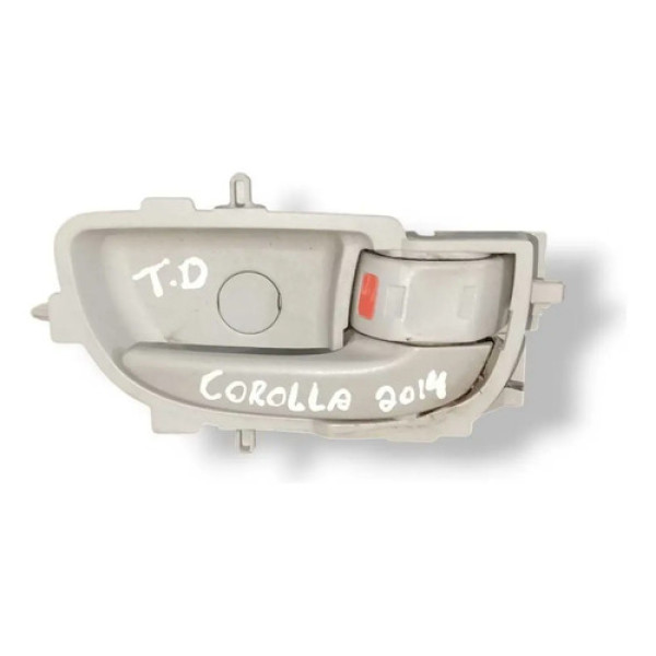 Maçaneta Interna Traseira Direita Toyota Corolla 2.0 2014/15 Branco Traseira
