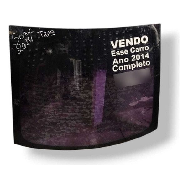 Vidro Tampa Traseira Chevrolet Sonic Ltz 1.6 2012 A 2014