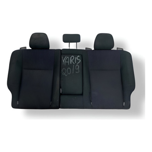 Encosto Banco Traseiro Toyota Yaris 2018 2019 2020 2021 - Preto