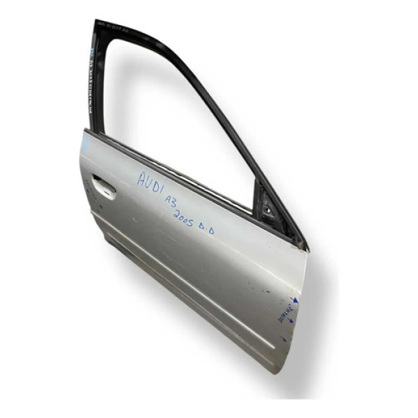 Porta Dianteira Direita Audi A3 2005 2006 A 2012 Com Detalhe Dianteira Direita Prateado