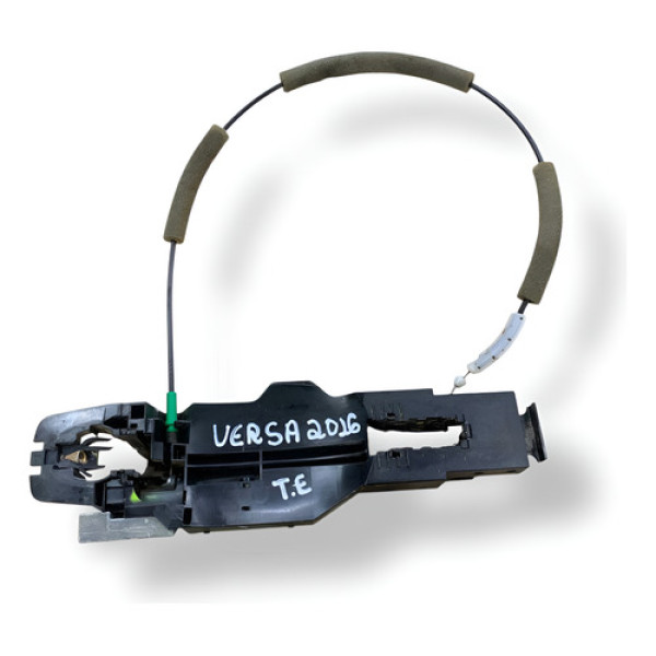 Suporte Maçaneta Externa Traseira Esquerda Nissan Versa 2016 - Verde - Traseira