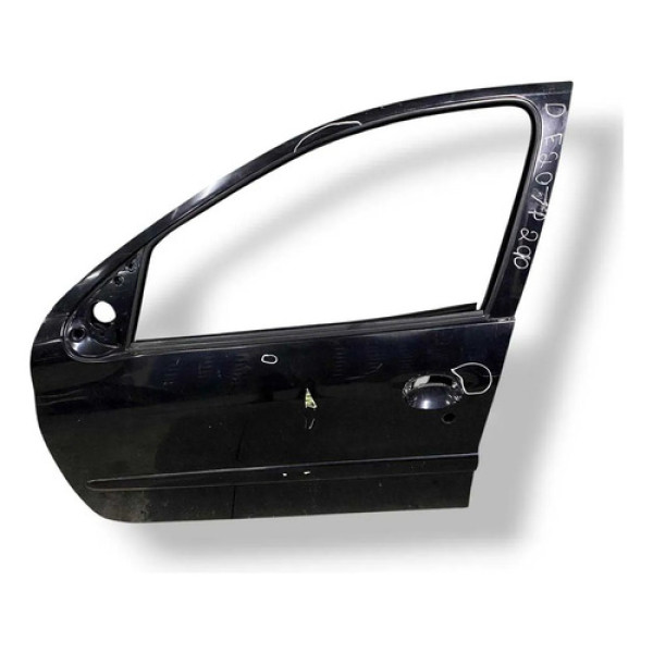 Porta Dianteira Esquerda Peugeout 207 Passion 2010 Detalhe Dianteira Esquerda Preto