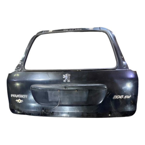 Tampa Traseira Peugeot 206  Hatch 2006 1.4  Preto