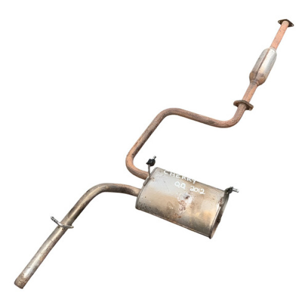 Escapamento Cano Escape Silencioso Chery Qq 2012 2013