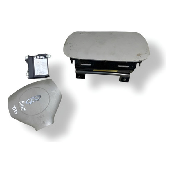 Kit Air Bag Chery Qq 1.0 2013 2014 2015 2016 2017 - Preto