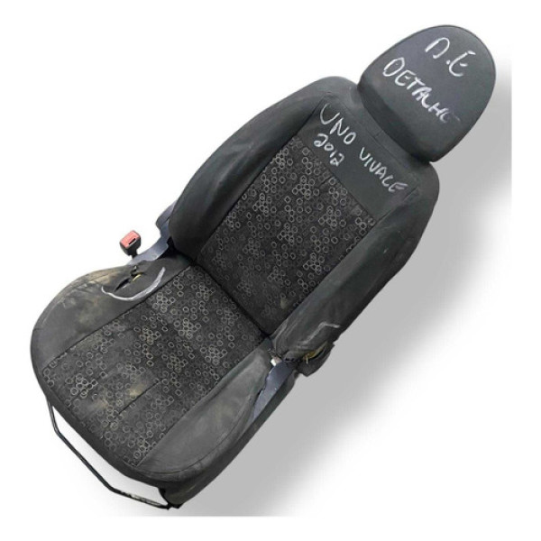 Banco Dianteiro Esquerdo Fiat Uno 2012 2013 2014 Detalhe Preto