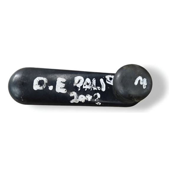 Manivela De Vidro Dianteiro Esquerdo Fiat Palio 1999 2002 Preto