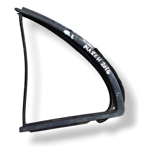 Borracha Vedação Vidro Traseiro Esqquerdo  Nissan March 2016 - Azul