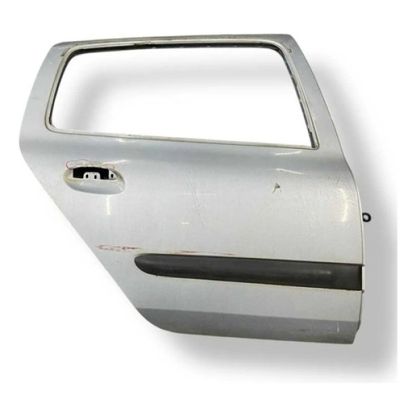Porta Traseira Esquerda Renault Clio 2005 2006 2007 Detalhe Traseira Esquerda Cinza