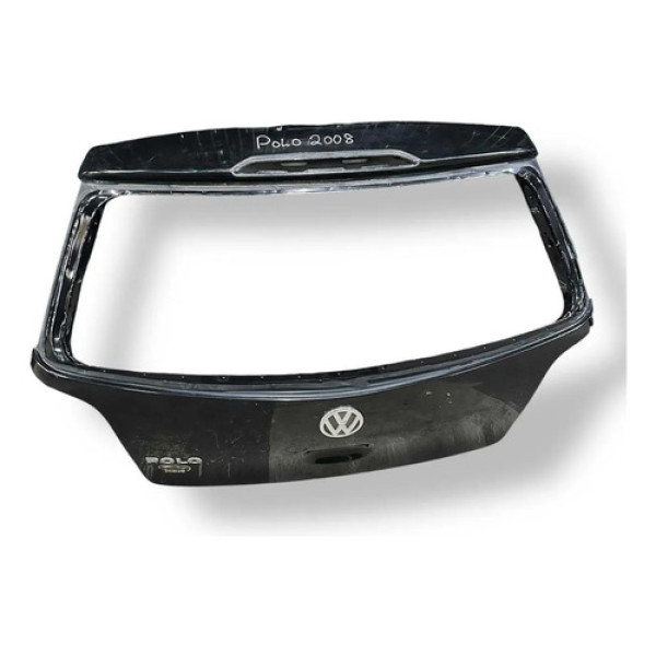 Tampa Traseira Porta Malas Volkswagen Polo 2008 2009 2010 Preto