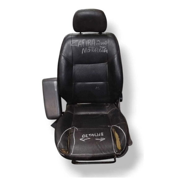 Banco Dianteiro Esquerdo Chevrolet Zafira 2.0 2008 Detalhe Bege