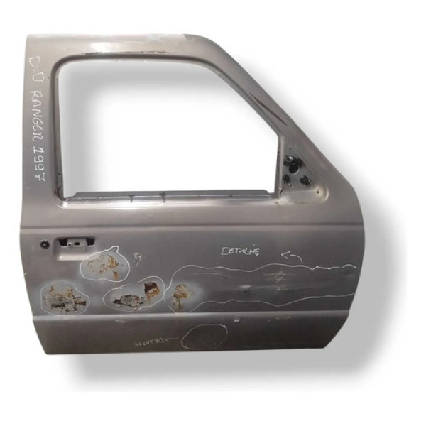 Porta Dianteira Direita Ford Ranger 1995 1996 1997 Detalhe  Dianteira Direita Prateado