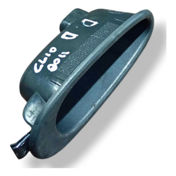 Puxador Porta Dianteira Direita Renault Clio 2011 8200149209 Preto Dianteira
