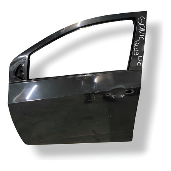 Porta Dianteira Esquerda Chevrolet Sonic 2013 2014 2015 2016 Preto