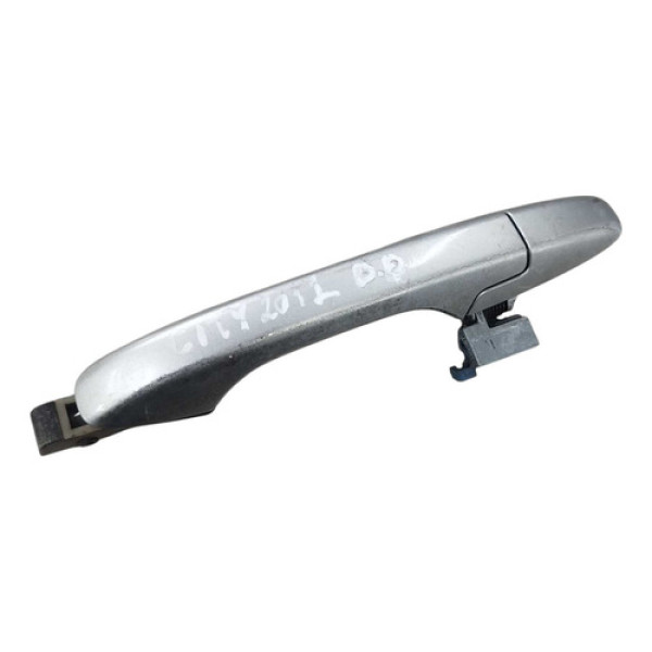 Maçaneta Externa Dianteira Direita Honda City 2012 2013 2014 Prateado Dianteira