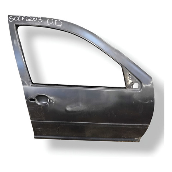 Porta Dianteira Direita Volkswagen Golf 2002 2003 2004 2005 Preto Direita Dianteira