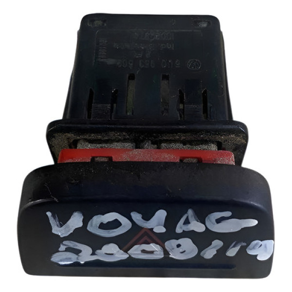  Botão Interruptor Pisca Alerta Vw Voyage 2009 10092974  Preto