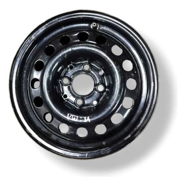 Roda Avulsa Aro 14 Volkswagen 321601025h Preto
