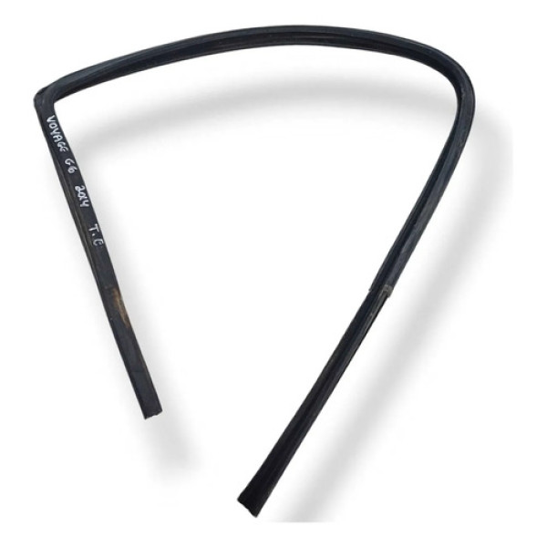 Borracha Canaleta Porta Traseira Esquerda Vw Voyage 1.6 2014 Preto
