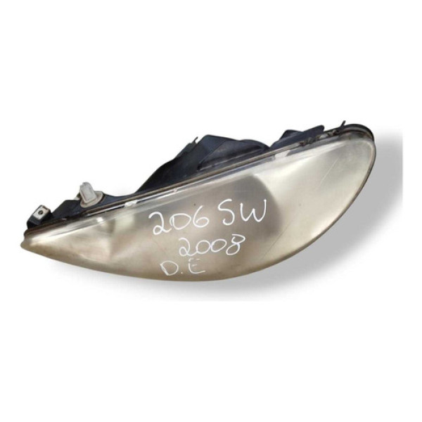 Farol Esquerdo C/detalhe Peugeot 206 Sw 2005 2006 2007 2008 Esquerdo/motorista
