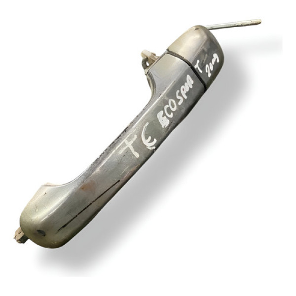 Maçaneta Externa Traseira Esquerda Ford Ecosport 2009 A 2012 Preto Traseira