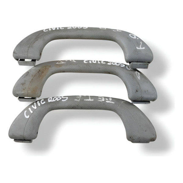 Kit Alça Teto Honda Civic 2005 2006 2007 2008 Cinza