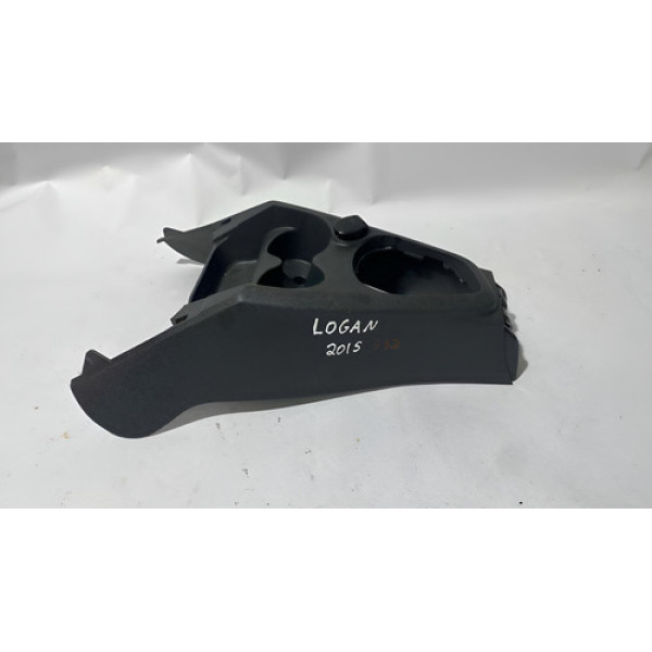 Console Central Câmbio Porta Copos Sandero Logan 969102658r Preto