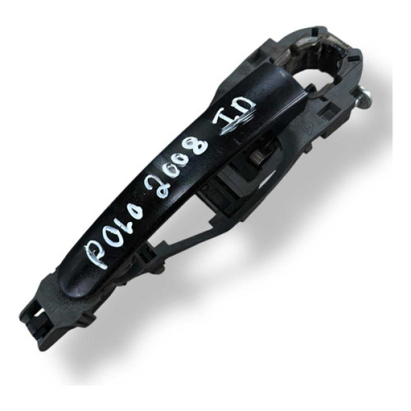 Maçaneta Externa Traseira Direita Polo 1.6 2008 380837886 Preto Traseira