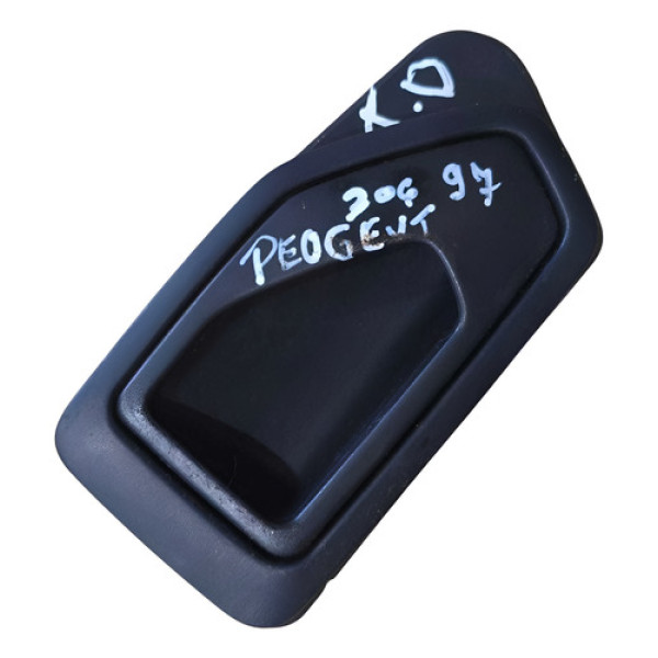Maçaneta Interna Traseira Direito Peugeot 306 1997 91006103 Preto Dianteira