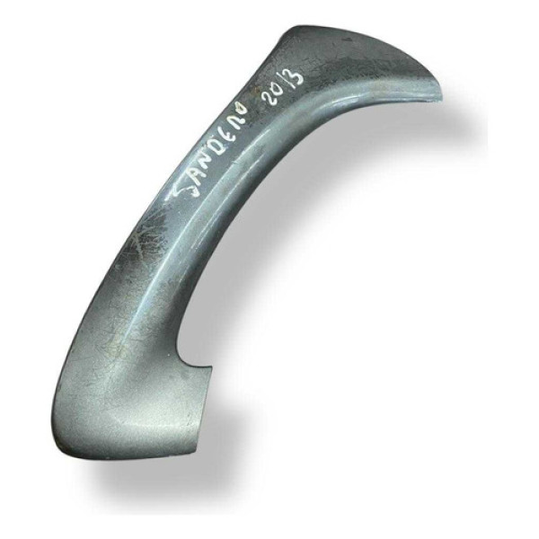 Moldura Puxador Porta Diant Esquerda Sandero 2014 4801269 Prateado