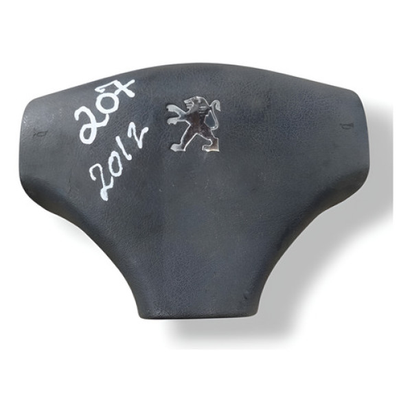 Tampa Capa Volante Peugeot 207 2012 2013 2014 2015 2016 2017 Preto