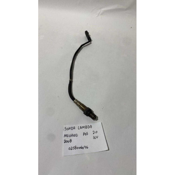Sonda Lambda Pós Renault Megane Gt Dyn 2.0 08 16v 0258006046