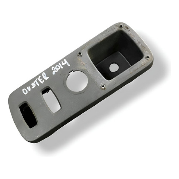 Moldura Painel Acendedor Com Detalhe Renault Duster 2014 Preto