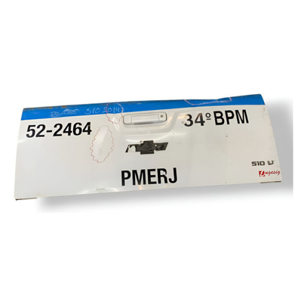 Tampa Traseira Caçamba  Sem Fechadura  S10 2014 2015 2016