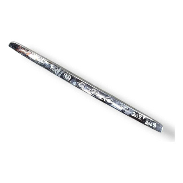 Friso Cromado Tampa Traseira Peugeot 207 Passion 2009 2010 Prateado