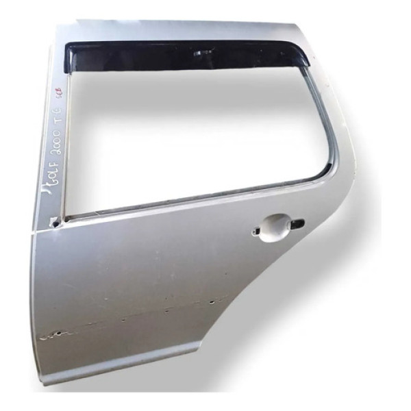 Porta Traseira Esquerda Volkswagen Golf 1995 1996 A 2003  Traseira Esquerda Prateado