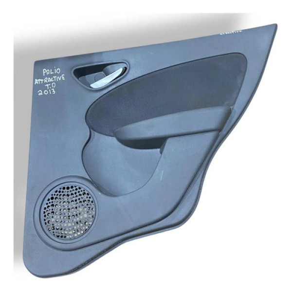 Forro Porta Traseiro Direito Palio Attractive 2013 735497589 Preto