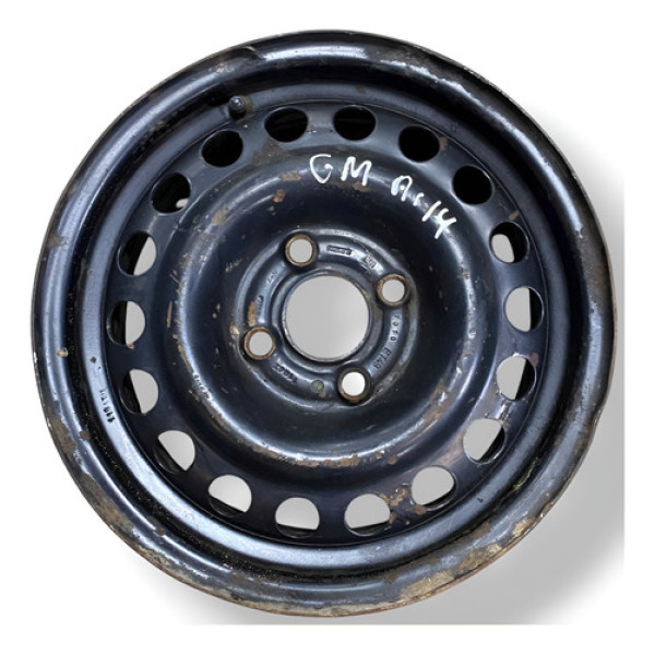 Roda Ferro Avulsa Aro 14 Gm Preto