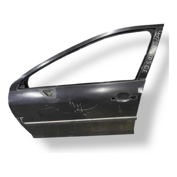 Porta Dianteira Esquerda Peugeot 407 Sw 3.0 - 2006 2007 2008 Dianteira Esquerda Preto